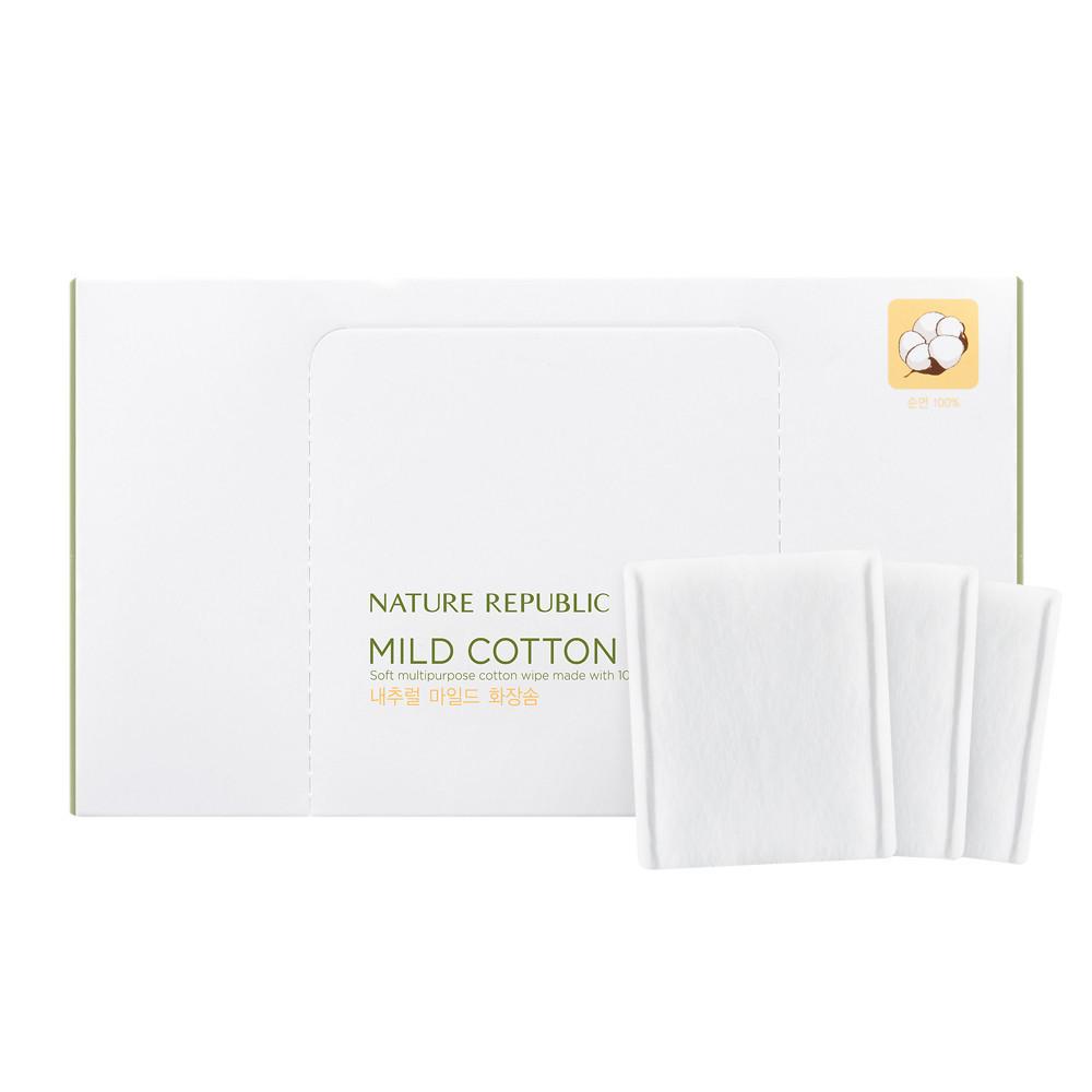 BEAUTY TOOL NATURAL MILD COTTON WIPE