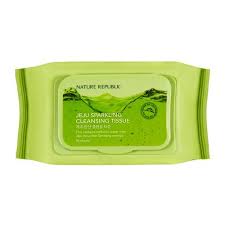 JEJU SPARKLING CLEANSING TISSUE 50 SHEETS