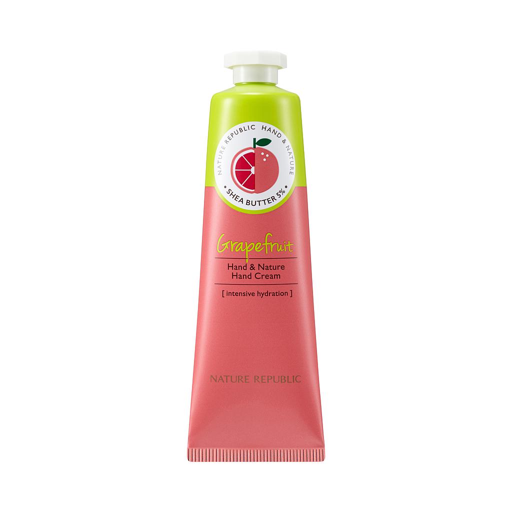 HAND &amp; NATURE GRAPEFRUIT HAND CREAM 30ML