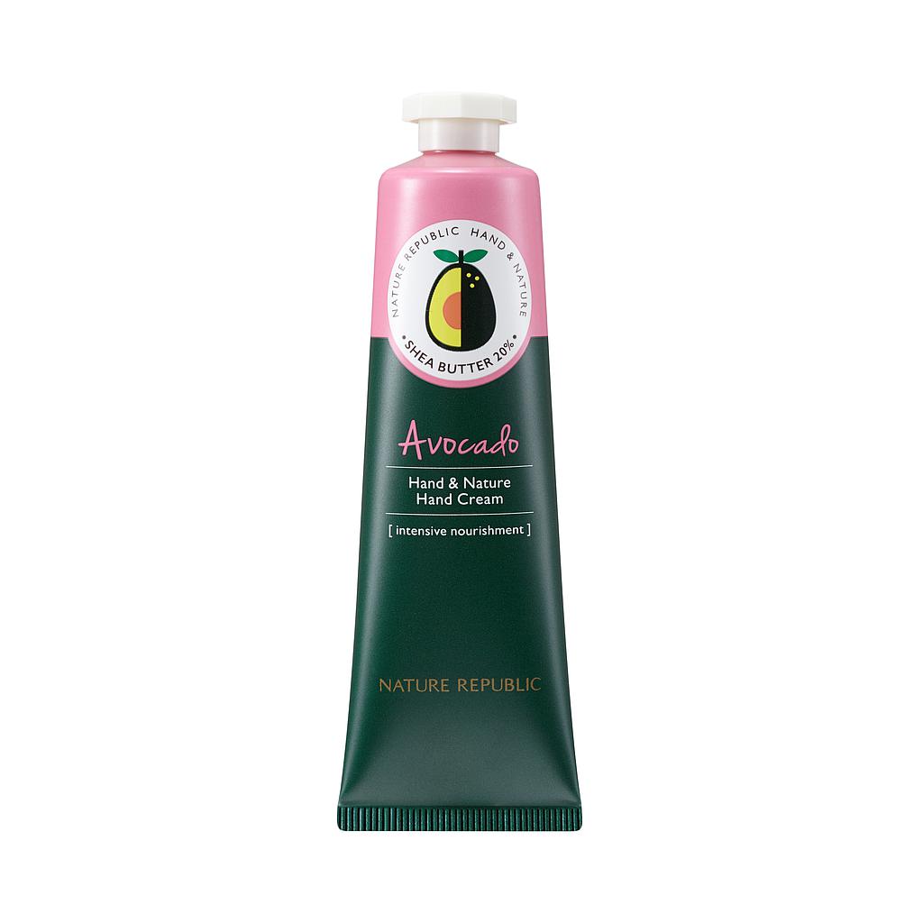 HAND &amp; NATURE AVOCADO HAND CREAM 30ML