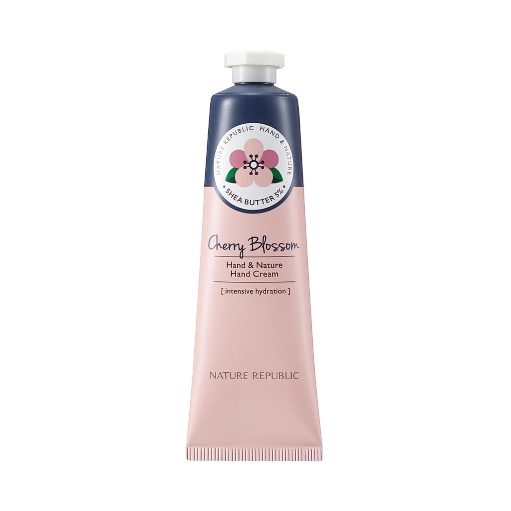 HAND &amp; NATURE CHERRY BLOSSOM HAND CREAM 30ML
